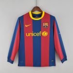 Barcelona 2010 - 2011 Langarmiges Heimtrikot
