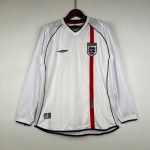 England 2002 Heimtrikot Langarmiges