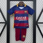 Barcelona 2015 - 2016 Heimtrikot für Kinder